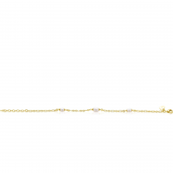 ZINZI GOLD PLATED ZILVEREN ARMBAND - 41408 ZINZI GOLD PLATED ZILVEREN ARMBAND - 41408