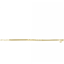 ZINZI GOLD PLATED ZILVEREN ARMBAND - 41412 ZINZI GOLD PLATED ZILVEREN ARMBAND - 41412