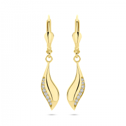 geelgouden oorhangers - 41510