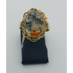 GEELGOUDEN DAMESRING - 41535