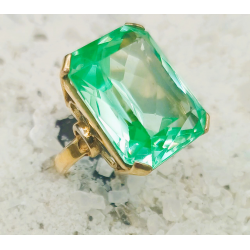 585 GOUDEN DAMESRING - 41552