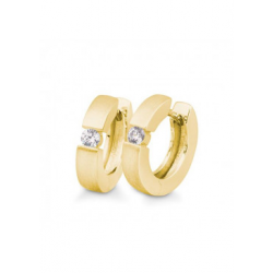 GOUDEN CREOLEN DIAMANT - 41643