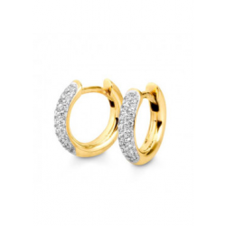 GOUDEN CREOLEN DIAMANT - 41648