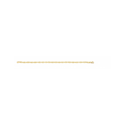 GOUDEN  ARMBAND MET ZILVEREN KERN - 41662