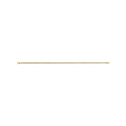 FJORY GOUD MET ZILVEREN KERN ARMBAND ROND VENETIAANS - 41668