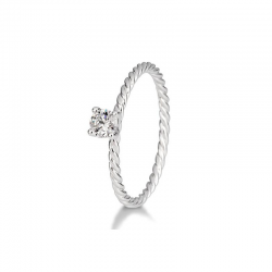 14 KARAAT GOUDEN RING  BRILJANT - 41789