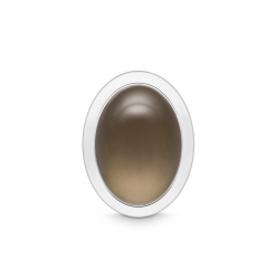 Quinn zilveren hanger met  rookquartz - 41882