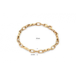 ZILVER GEEL VERGULDE ARMBAND - 42055