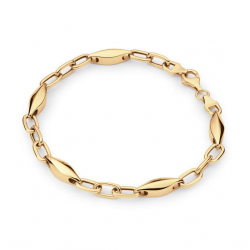 ZILVER GEEL VERGULDE ARMBAND - 42056