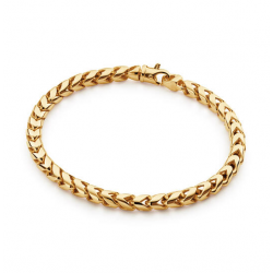 ZILVER GEEL VERGULDE ARMBAND - 42058