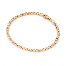 ZILVER GEEL VERGULDE ARMBAND - 42059