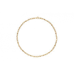 ZILVER GEEL VERGULD COLLIER - 42061