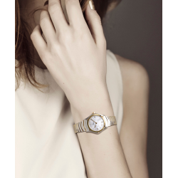 Ebel sport classic 24 mm, 18 karaat goud met diamant. - 42070