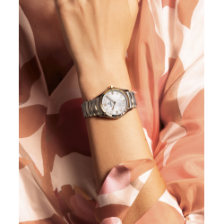 Ebel sport classic 33 mm, 18 karaat goud met diamant - 42078