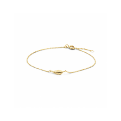 9k armband veer 16 - 17 - 18 cm - 42048